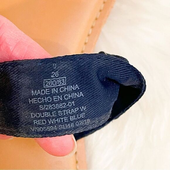 🍋 Old Navy • Women’s Double Strap Slide Sandals Size 9 - Picture 3 of 7